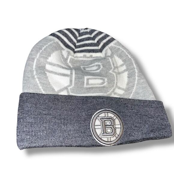 New Era Boston Bruins Knit Beanie Cap Cuff Skull Hat NHL Ice Hockey Pastrnak - Picture 4 of 14